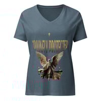 Image 23 of Women’s relaxed DIVINELY PROTECTED v-neck t-shirt