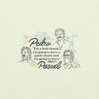 Image 4 of Pedro... "I'm going to have a panic attack" ... Pascal Doodle Tee (Light Colors)