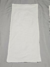 Image 2 of White Sox Burp Cloth A