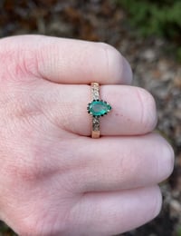 Image 2 of Reserved For The Fabulous s . Balance Due On Your Emerald Ring