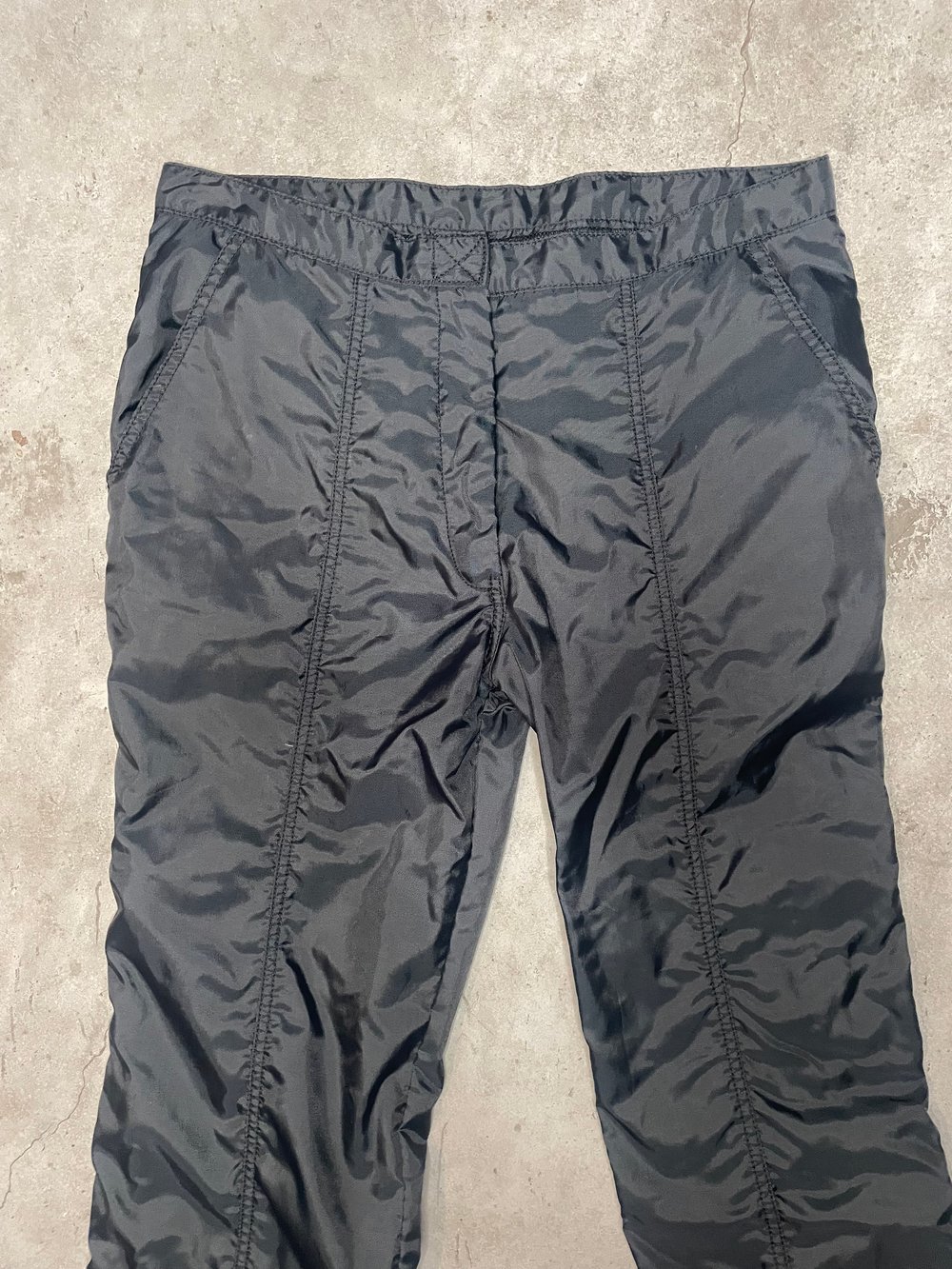 Low Waist Nylon Trousers