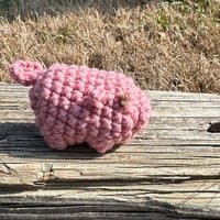 Image 4 of Crochet Pig Pink