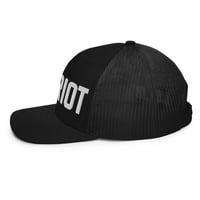 Image 7 of PATRIOT White on Black Richardson 112 Mesh Trucker Cap from PatriotsCo