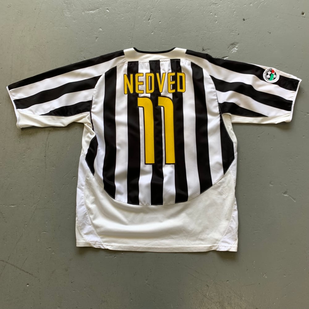 Image of 03/04 Juventus home shirt nedved 11 size medium 