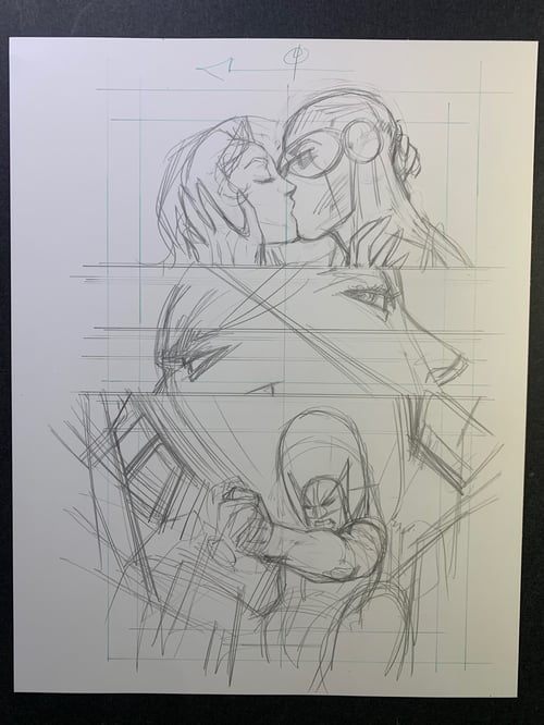 Image of JEAN GREY #2 :: pg04 original art (pencils only)