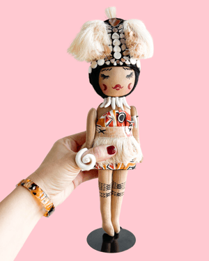 Image of SAMOAN TAUPOU PRINCESS SMALL ART DOLL