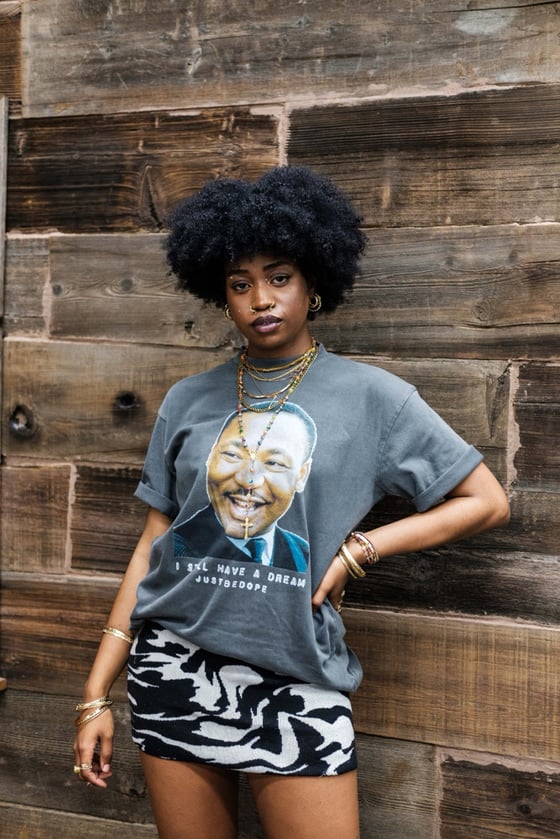 Image of MLK Dream Tee Acid Wash