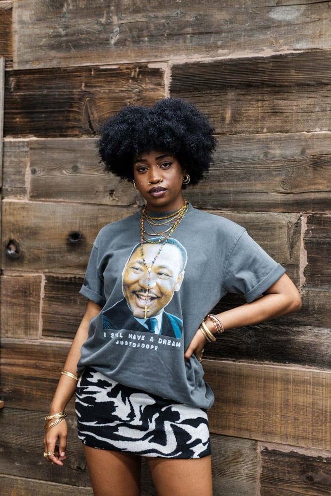 Image of MLK Dream Tee Acid Wash 