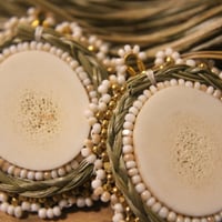 Image 4 of Antler Sweetgrass Dangles