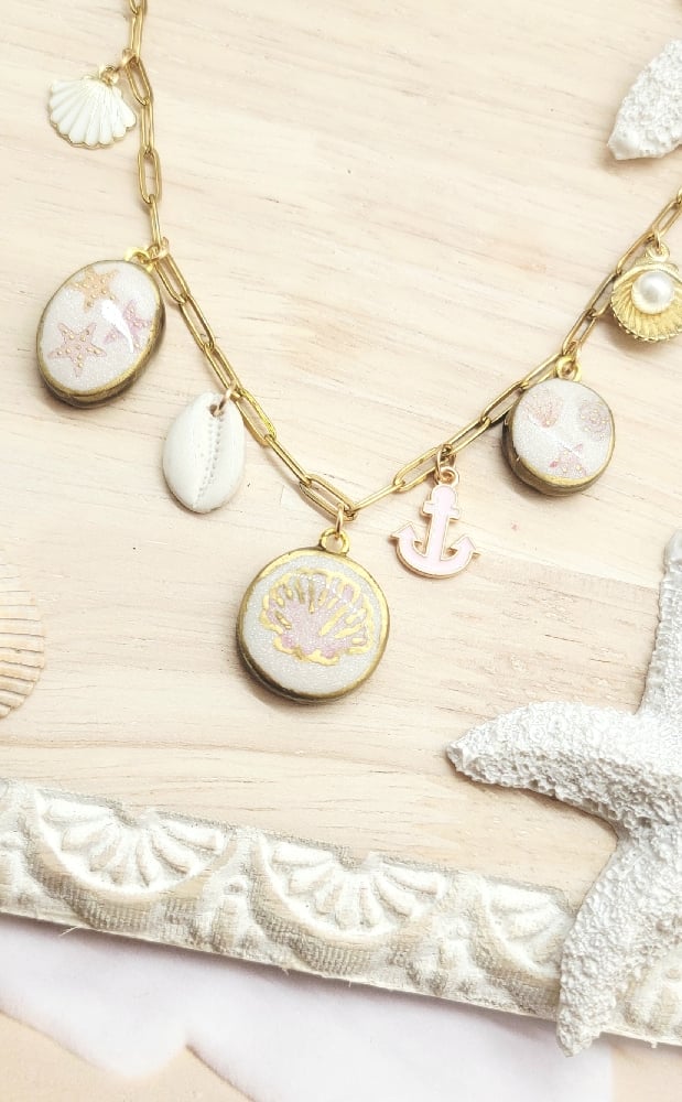 Image of Pink Sands Charm Necklace