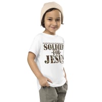 Image 1 of Soldier For Jesus Toddler Short Sleeve Tee