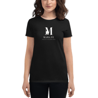 Image 2 of MamaFe White Font with FMS Logo Women's short sleeve t-shirt