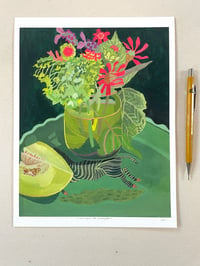 Hydrangea and Honeydew - Archival Print