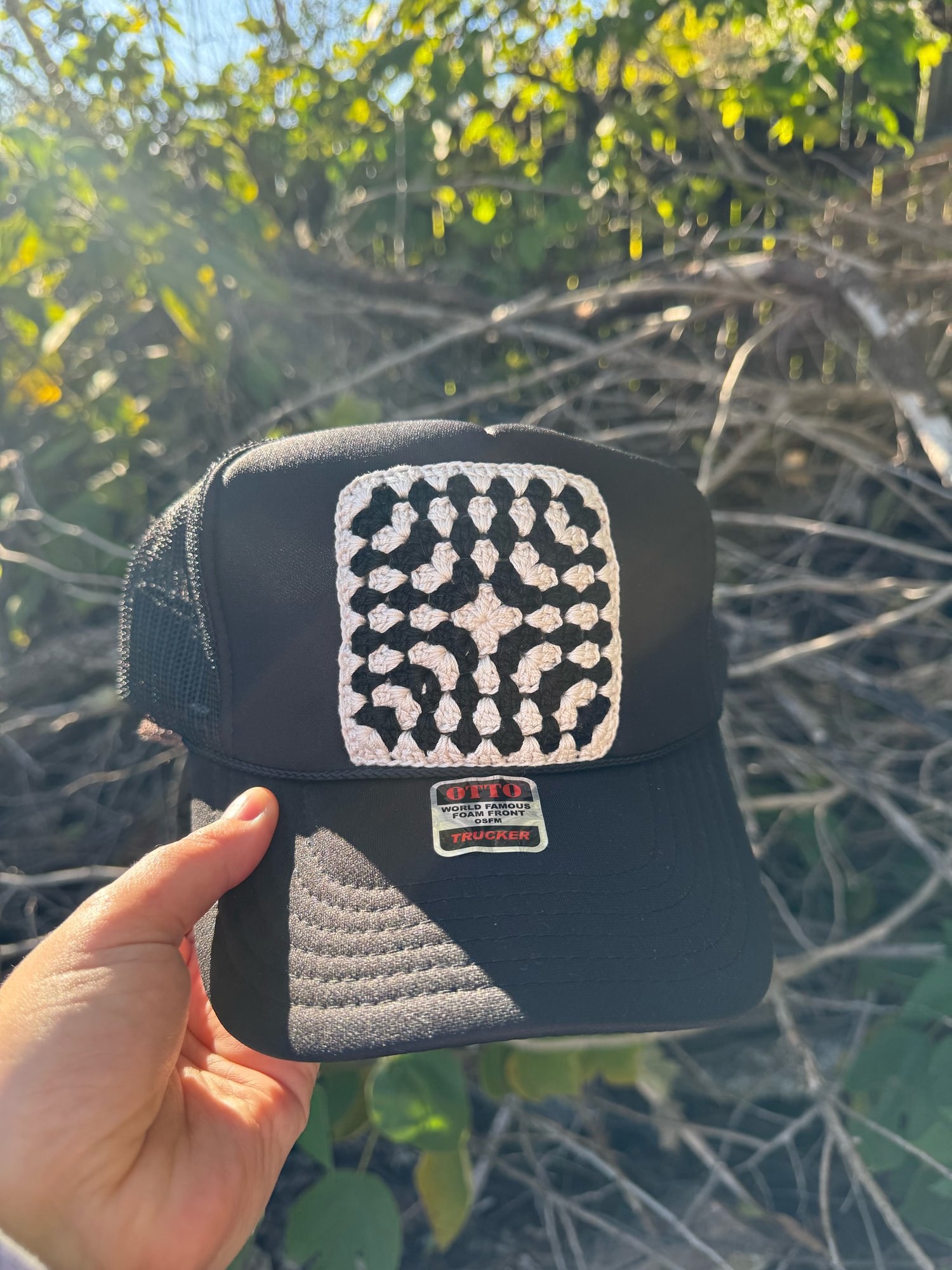 Image of Granny Square Trucker Hat 