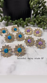 Image 2 of Gold studs PICK INSIDE4