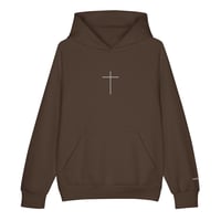 Image 4 of 16oz Super Heavyweight Cross Hoodie 