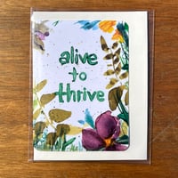 Image 2 of alive to thrive card