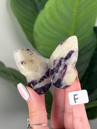 Image 6 of 3D FLUORITE X CALCITE BUTTERFLY