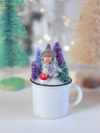 Image 2 of Winter Scene - Mini Mug 8 