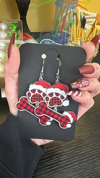 PLAID PRINT SANTA PAWS