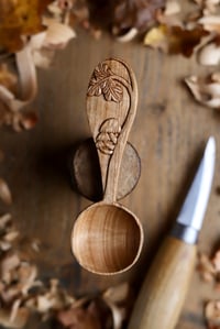 Image 1 of   Oak and mushroom  Coffee Scoop 