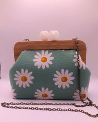 Image 1 of Mint Daisy Clutch