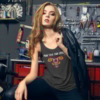 Image 3 of Mind Your Own Uterus Flowy Racerback Tank