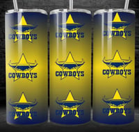 Cowboys logo 20oz tumbler