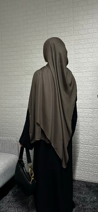 Image 2 of Dark Khaki Modal Hijab