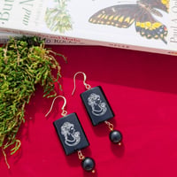 Image 2 of Black Onyx & Black Dangle