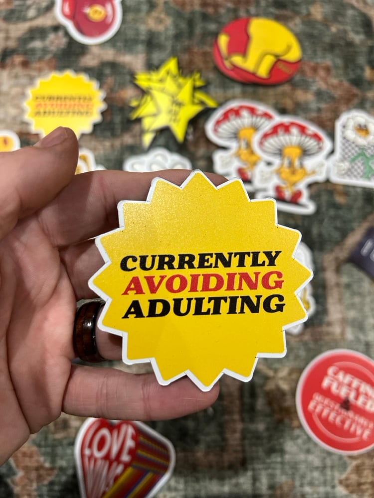 Image of Currently Avoiding Adulting 3 Inch