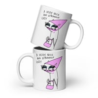 Image 2 of NICE AND STRANGE White glossy mug 