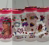 Image 3 of 16oz Karol G glass tumbler