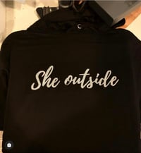 Image 2 of SHE OUTSIDE UNCAGED FREEDOM HOODIES 