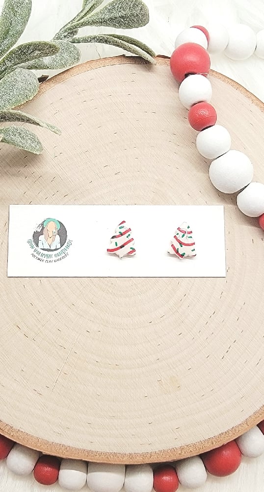 Image of Christmas Tree Cake Studs 