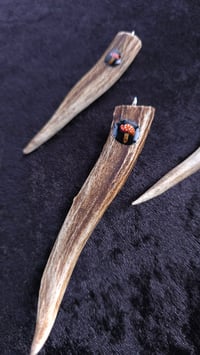 Image 7 of Antler and mushroom pendant
