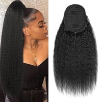 Image 1 of Kinky Straight Ponytail Extension-Remy 