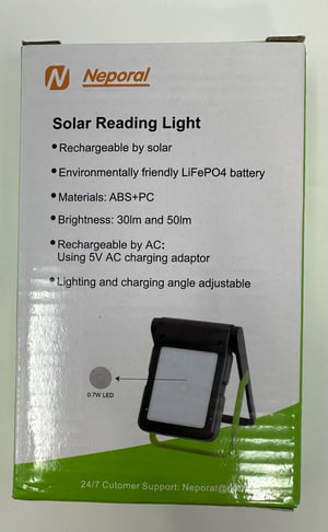 Image of Neporal solar reading light