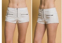 Image 2 of Leather shorts 