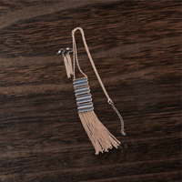 Necklace/Earring Set - copper, tassels