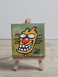 Image 3 of Spe 9 2.5x2.5 Inch Original Painting by Joey Mars 