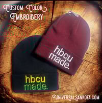 Image 1 of hbcu made beanie / Custom Colors