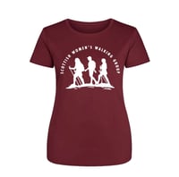 Walking T-shirt - New Colour - Burgundy
