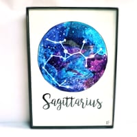 Sagittarius Zodiac Print