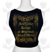 Image 3 of Dark Funeral "Kings” Lace-Up Top (SIZE M/L)