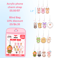 Image 2 of [PRE ORDER] kewpie x miniteen phone charm strap 