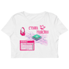 Cyber Princess Cyber y2k graphic tee Cute 00s Crop top