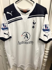 Image 8 of Tottenham Hotspur “LENNON 7” 2010/11 Home Shirt + PL patches (L)
