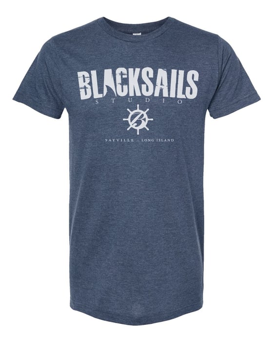 Image of BlackSails Studio T-Shirt - Heather Denim