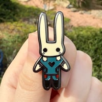 Image 1 of mini dekubunny enamel pin